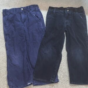 Boy’s OshKosh Corduroy Pants Set - Black and Blue